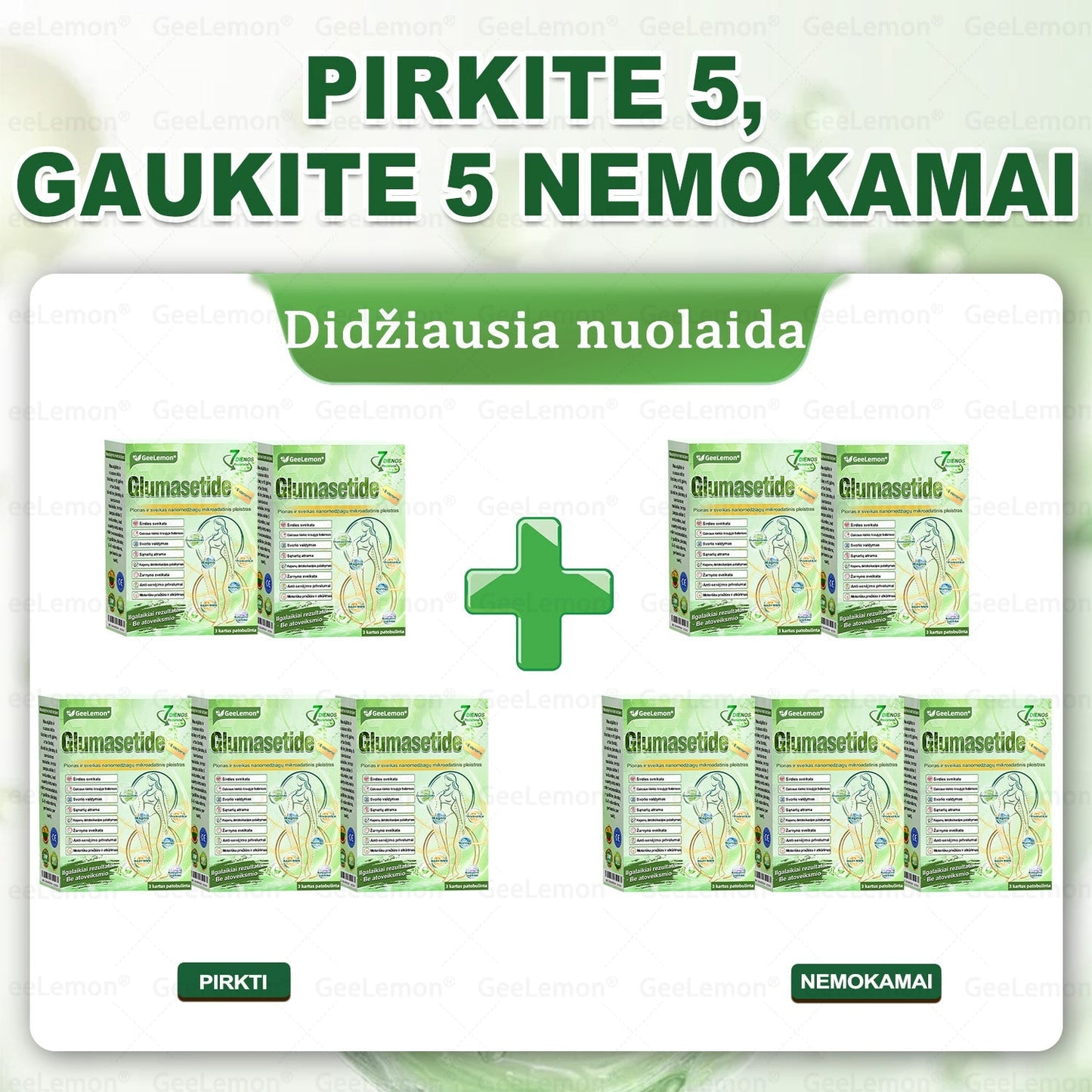 🎁 Liko tik 5 dėžutės! Tik dabar suteikiame papildomą 30% nuolaidą – puiki proga pasirūpinti savimi už mažesnę kainą.