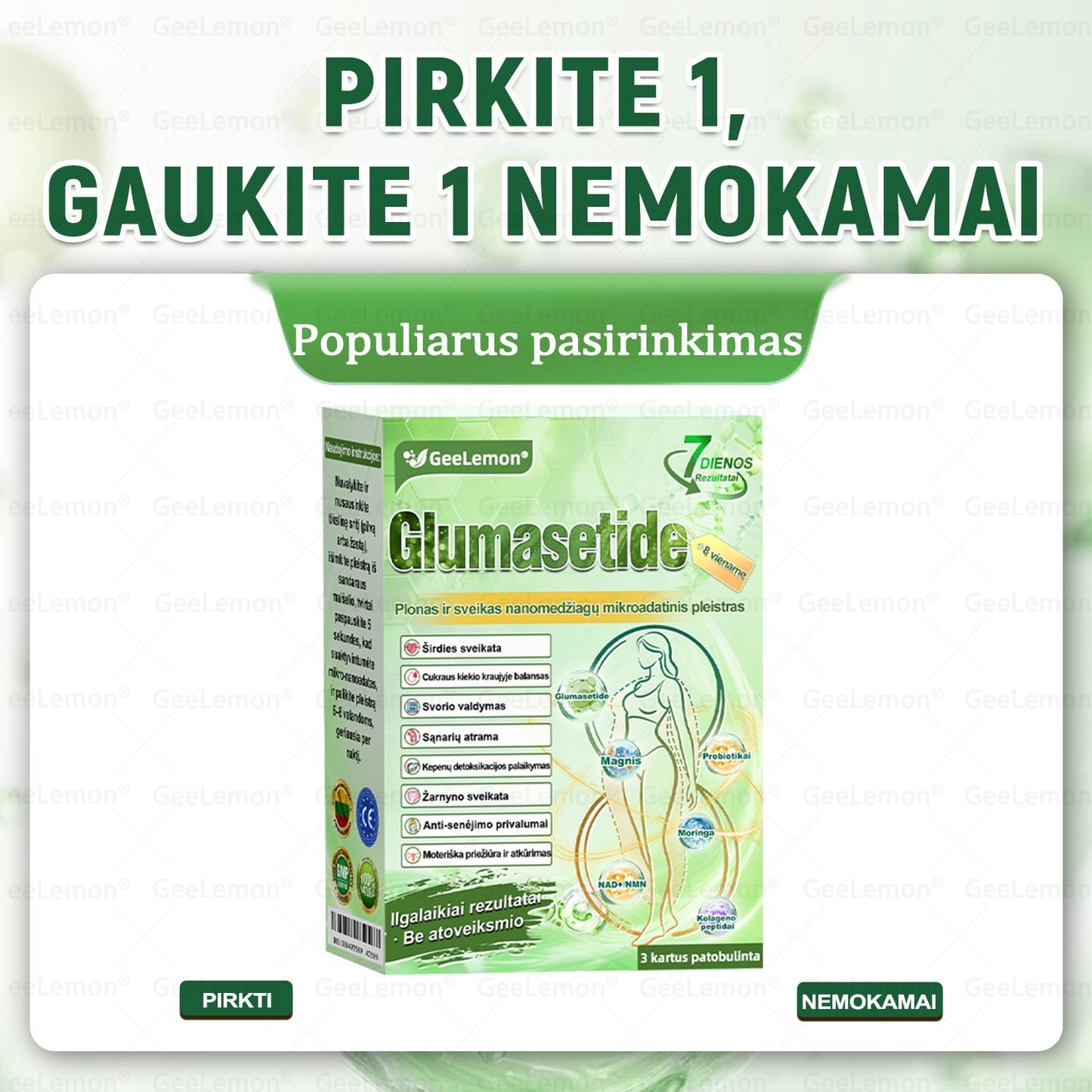🎁 Liko tik 5 dėžutės! Tik dabar suteikiame papildomą 30% nuolaidą – puiki proga pasirūpinti savimi už mažesnę kainą.